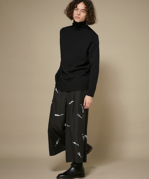 ラッドミュージシャン 黒 ワイドパンツ サイズ44 LAD MUSICIAN ワイド