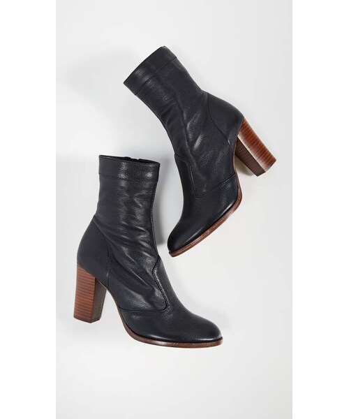 【極美品】✨MARC JACOBS 23.5 ショートブーツ エナメル 黒 37 MARC BY MARC JACOBS（マークバイマークジェイコブス)ブラック
