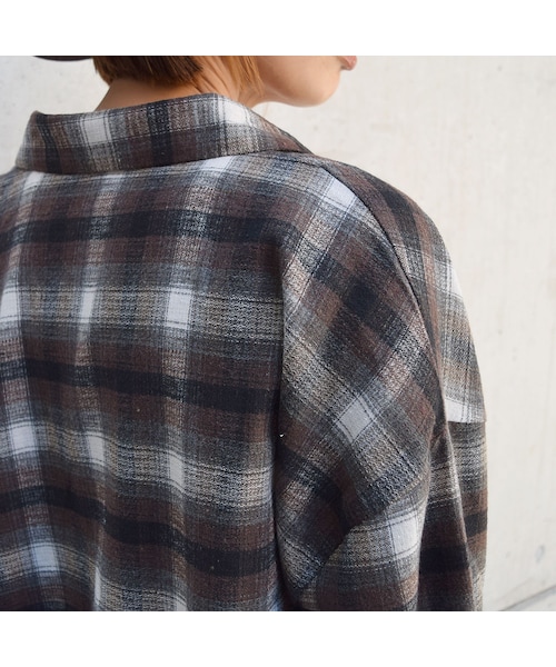 no brand（ノーブランド）の「チェックルーズシャツ（シャツ/ブラウス・レディース・その他）」の7枚目の写真