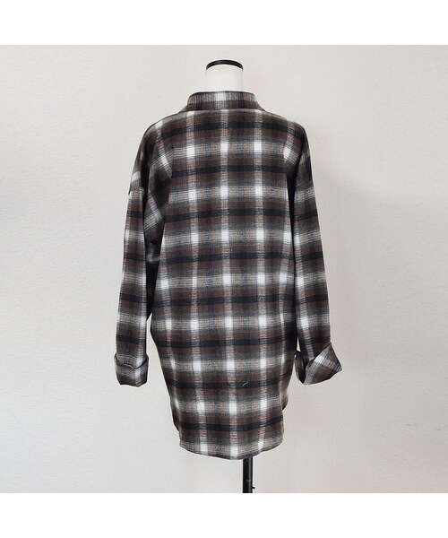 no brand（ノーブランド）の「チェックルーズシャツ（シャツ/ブラウス・レディース・その他）」の12枚目の写真