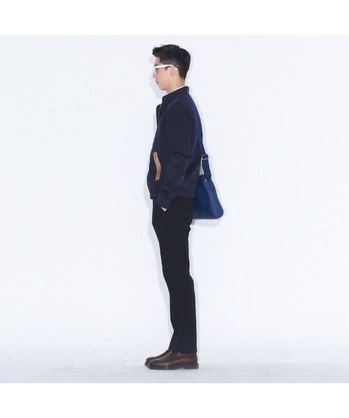 8seconds（エイトセカンズ）の「지퍼 포인트 블루종 자켓（ジャケット/アウター・メンズ・남색・S/M/L/XL）」の4枚目の写真