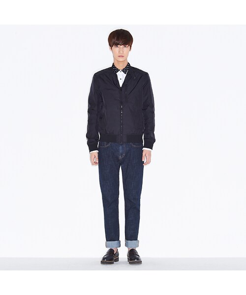 8seconds（エイトセカンズ）の「나일론 블루종 자켓（ジャケット/アウター・メンズ・검정색・S/M/L/XL）」の2枚目の写真