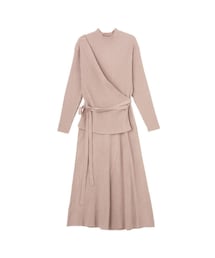 ELENDEEK | ELENDEEK フロントレイヤードニットワンピース(ワンピース)