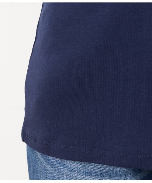 LE JUN（ルジュン）の「オーガビッツUネックTシャツ（トップス・レディース・グレー/ホワイト/ネイビー/オレンジ・S/M）」の10枚目の写真