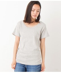 LE JUN | オーガビッツUネックTシャツ(トップス)