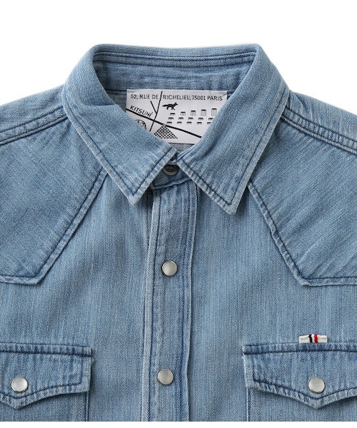 Maison Kitsune（メゾンキツネ）の「ウェスタン デニムシャツ WESTERN