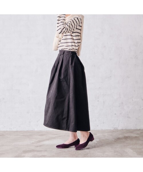 ORiental TRaffic(オリエンタルトラフィック)の「Vカット切替ヒールパンプス(その他・レディース・ブラック/カーキ/パープル・34/35/36/37/38/39/40/41/42)」の18枚目の写真