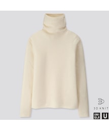 UNIQLO | 3Dプレミアムラムタートルネックセーター（長袖）(ニット/セーター)