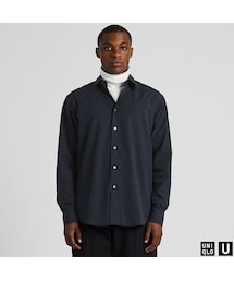 UNIQLO | ブロードシャツ（長袖）(シャツ/ブラウス)