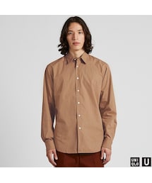 UNIQLO | ブロードストライプシャツ（長袖）(シャツ/ブラウス)