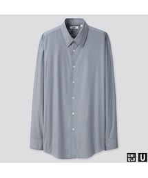 UNIQLO | ブロードストライプシャツ（長袖）(シャツ/ブラウス)