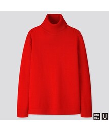 UNIQLO | メリノブレンドタートルネックセーター（長袖）(ニット/セーター)