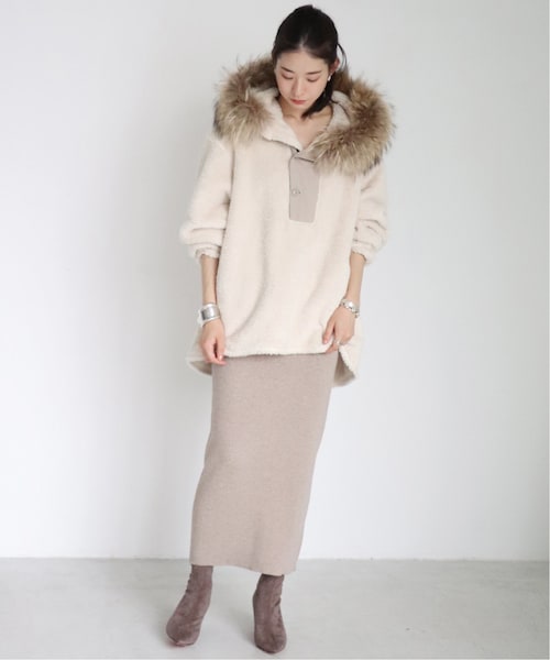 plage（プラージュ）の「《予約》SP FIELD PARKA LINER ブルゾン◆（ジャケット/アウター・ホワイト B/フリー/在庫あり）」の2枚目の写真