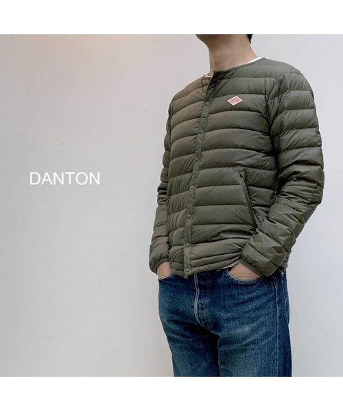 Danton ダントン の 薄く軽いインナーダウンジャケット メンズ Danton ダントン インナー ダウンジャケット Jd 8751 ダウンジャケット コート Wear