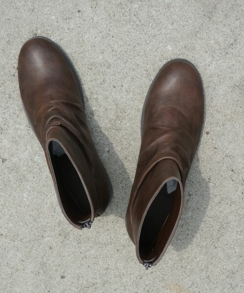 hardcover(ハードカバー)の「hardcover/ドレープBACK ZIP BOOTS(ブーツ・メンズ・ブラック/ブラウン/キャメル・SMALL/MEDIUM/LARGE)」の9枚目の写真