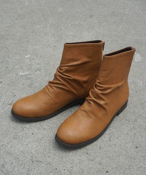 hardcover(ハードカバー)の「hardcover/ドレープBACK ZIP BOOTS(ブーツ・メンズ・ブラック/ブラウン/キャメル・SMALL/MEDIUM/LARGE)」の3枚目の写真