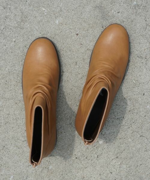hardcover(ハードカバー)の「hardcover/ドレープBACK ZIP BOOTS(ブーツ・メンズ・ブラック/ブラウン/キャメル・SMALL/MEDIUM/LARGE)」の7枚目の写真