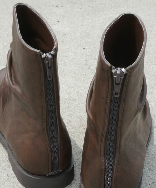 hardcover(ハードカバー)の「hardcover/ドレープBACK ZIP BOOTS(ブーツ・メンズ・ブラック/ブラウン/キャメル・SMALL/MEDIUM/LARGE)」の10枚目の写真