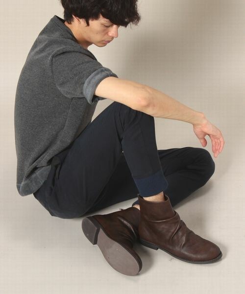hardcover(ハードカバー)の「hardcover/ドレープBACK ZIP BOOTS(ブーツ・メンズ・ブラック/ブラウン/キャメル・SMALL/MEDIUM/LARGE)」の13枚目の写真