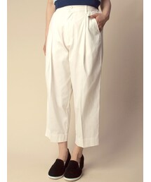 w closet | 8分丈ワイドクロップドタックパンツ(パンツ)
