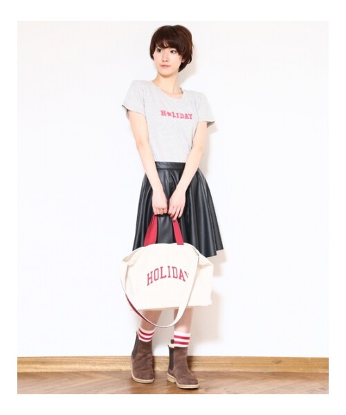 HOLIDAY(ホリデイ)の「COLLEGE BAG(バッグ・レディース・BURGUNDY/NAVY/BLACK・ONE SIZE)」の10枚目の写真