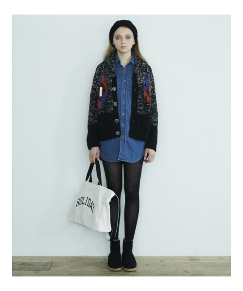 HOLIDAY(ホリデイ)の「COLLEGE BAG(バッグ・レディース・BURGUNDY/NAVY/BLACK・ONE SIZE)」の4枚目の写真