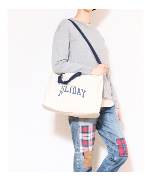 HOLIDAY(ホリデイ)の「COLLEGE BAG(バッグ・レディース・BURGUNDY/NAVY/BLACK・ONE SIZE)」の3枚目の写真