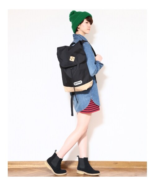 HOLIDAY(ホリデイ)の「holiday×OUTDOOR BACKPACK(バッグ・レディース・PURPLE/GRAY/BLACK・ONE SIZE)」の14枚目の写真