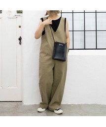 Sheson | Sheson(シーズン)セレクト　Vネックジップオールインワン(サロペット/オーバーオール)