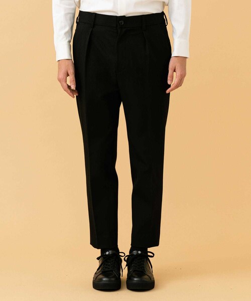 STUDIOUS（ステュディオス）の「フォルムサージテーパードスラックス（パンツ・メンズ・BLACK/BRN・1/2/3）」の16枚目の写真