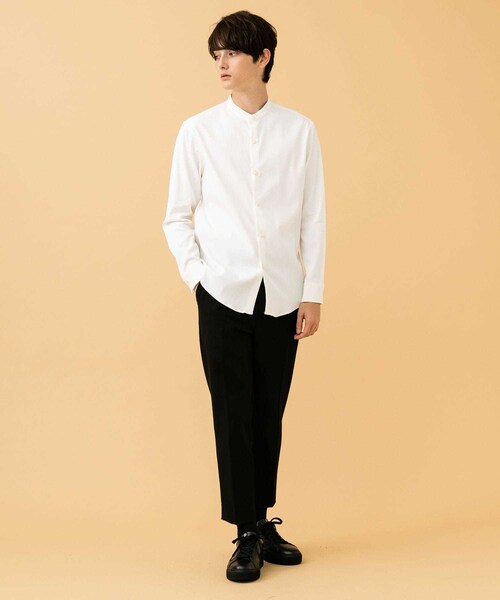 STUDIOUS（ステュディオス）の「フォルムサージテーパードスラックス（パンツ・メンズ・BLACK/BRN・1/2/3）」の13枚目の写真