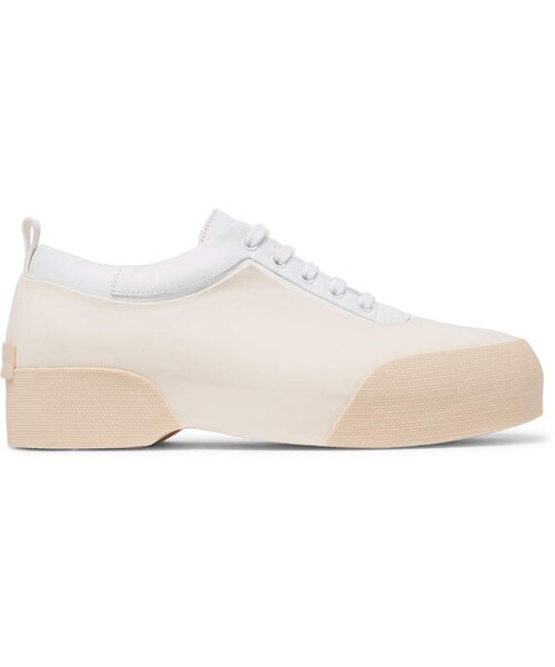 DRIES VAN NOTEN（ドリスヴァンノッテン）の「Dries Van Noten Leather-Trimmed Rubber Sneakers（スニーカー・メンズ・neutrals・Eu 41/Eu 42/Eu 43/Eu 44/Eu 45）」の5枚目の写真