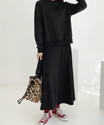 DHOLIC | スウェット&スカートSET(スウェット)