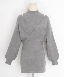 DHOLIC | カシュクールニット&スリーブレスSET(アンサンブル)