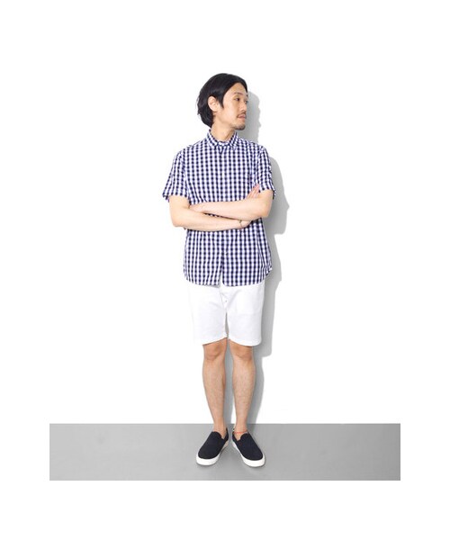 URBAN RESEARCH DOORS(アーバンリサーチドアーズ)の「ツイルストレッチショーツ(パンツ・メンズ・Beige/Navy/White/Camel・36/38/40)」の5枚目の写真