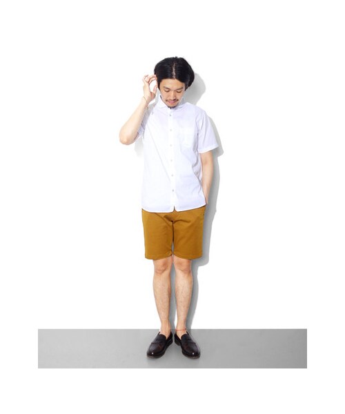 URBAN RESEARCH DOORS(アーバンリサーチドアーズ)の「ツイルストレッチショーツ(パンツ・メンズ・Beige/Navy/White/Camel・36/38/40)」の7枚目の写真