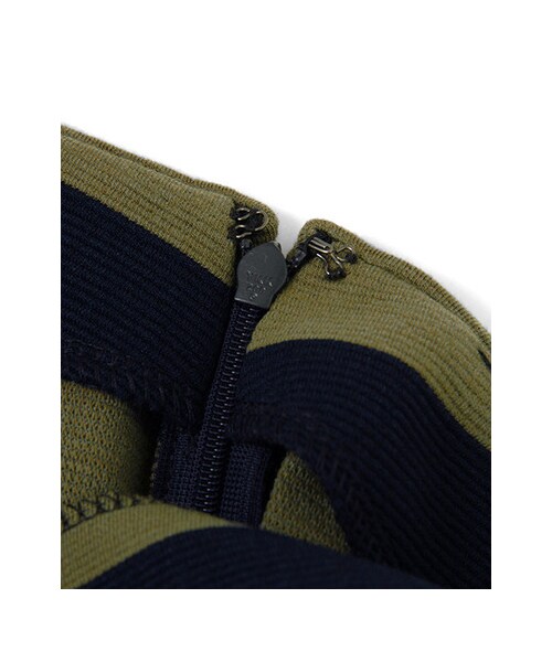 KBF(ケイビーエフ)の「太ボーダータイトスカート(スカート・レディース・OFF×NVY/OFF×BLK/KHK×NVY・one)」の12枚目の写真