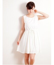 earth music&ecology | ・レースタンクドッキングワンピース(ワンピース/ドレス)