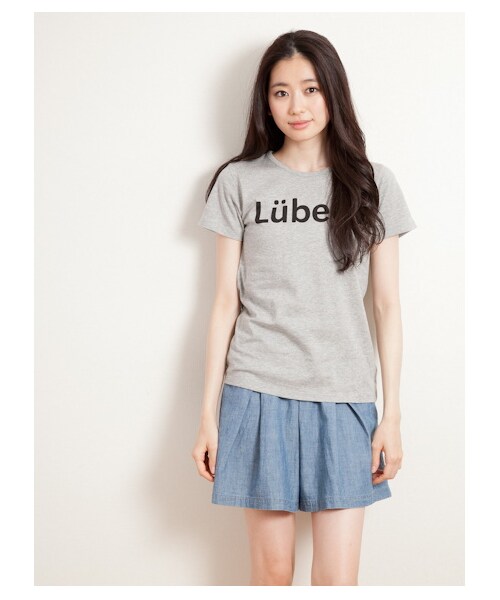 earth music&ecology（アースミュージックアンドエコロジー）の「・ロゴTシャツ（カットソー・レディース・オフホワイト/杢グレー/ミント/ネイビー・S/M）」の2枚目の写真