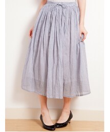 Green Parks fuuwa | ・ソフトクリンクルロングスカート(パンツ)