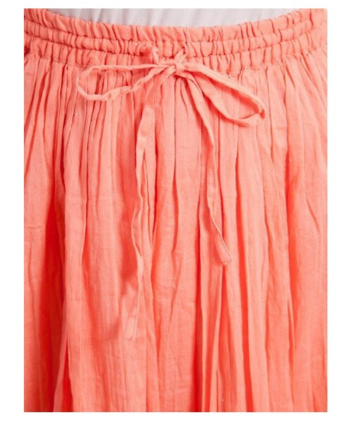 Green Parks fuuwa（グリーンパークスフーワ）の「・ソフトクリンクルロングスカート（スカート・レディース・オフホワイト/ブラック/ピンク/ネイビー・F）」の8枚目の写真