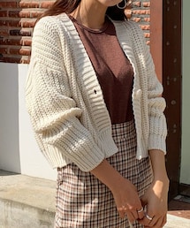 DHOLIC | クロップドカーディガン(カーディガン/ボレロ)