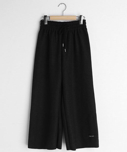 DHOLIC（ディーホリック）の「ウエストストレッチワイドパンツ（その他パンツ・レディース・ホワイト/ブラック/ベージュ・FREE）」の2枚目の写真