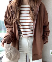 DHOLIC STYLE | [mimi&didi] basicフードパーカー(パーカー)