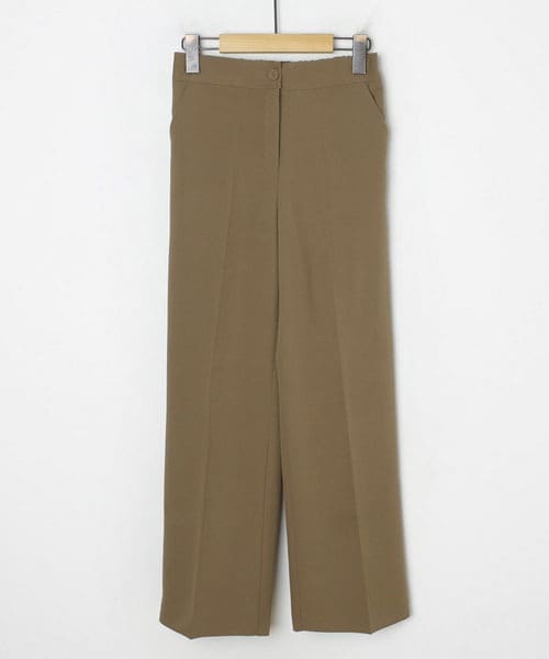 DHOLIC STYLE（ディーホリックスタイル）の「[cherryville] バックゴムボタンスラックス（スラックス・レディース・グリーン/ブラウン/ブラック・FREE）」の3枚目の写真