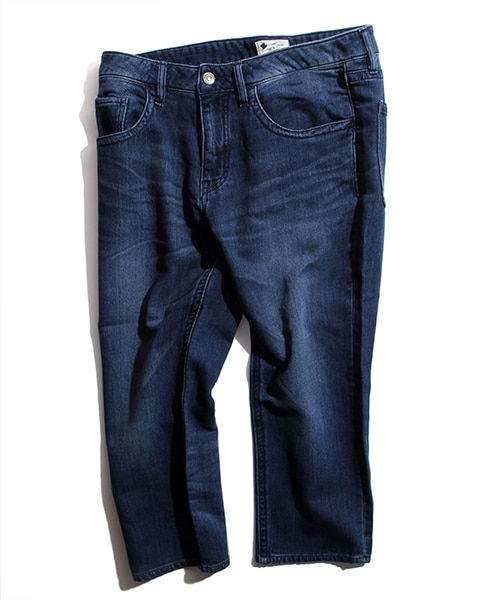 FREAK'S STORE（フリークスストア）の「ニットデニムスキニークロップドパンツ（パンツ・メンズ・ブルー/ネイビー・M/L）」の8枚目の写真