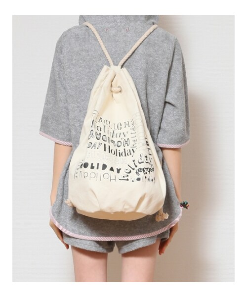 HOLIDAY（ホリデイ）の「holiday RUCKSACK（バッグ・レディース・WHITE・ONESIZE）」の2枚目の写真