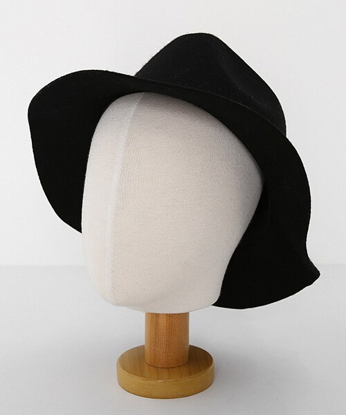 DHOLIC（ディーホリック）の「ウールフェドラハット（ハット・レディース・ブラウン/グレー/ベージュ/レッド/グリーン/ブラック・FREE）」の2枚目の写真