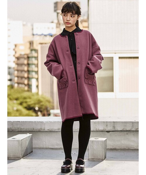 merry jenny（メリージェニー）の「flowerポケットcoat（その他