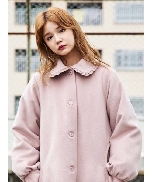 【美品】merry jenny / フリルカラーアノラック メリージェニー merry jenny 【セットアップ着用可能】フリル